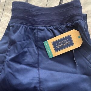 Cherokee Womes Navy Jogger Scrub pants